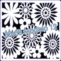 - Stencil 30x30cm Modelo 012 -